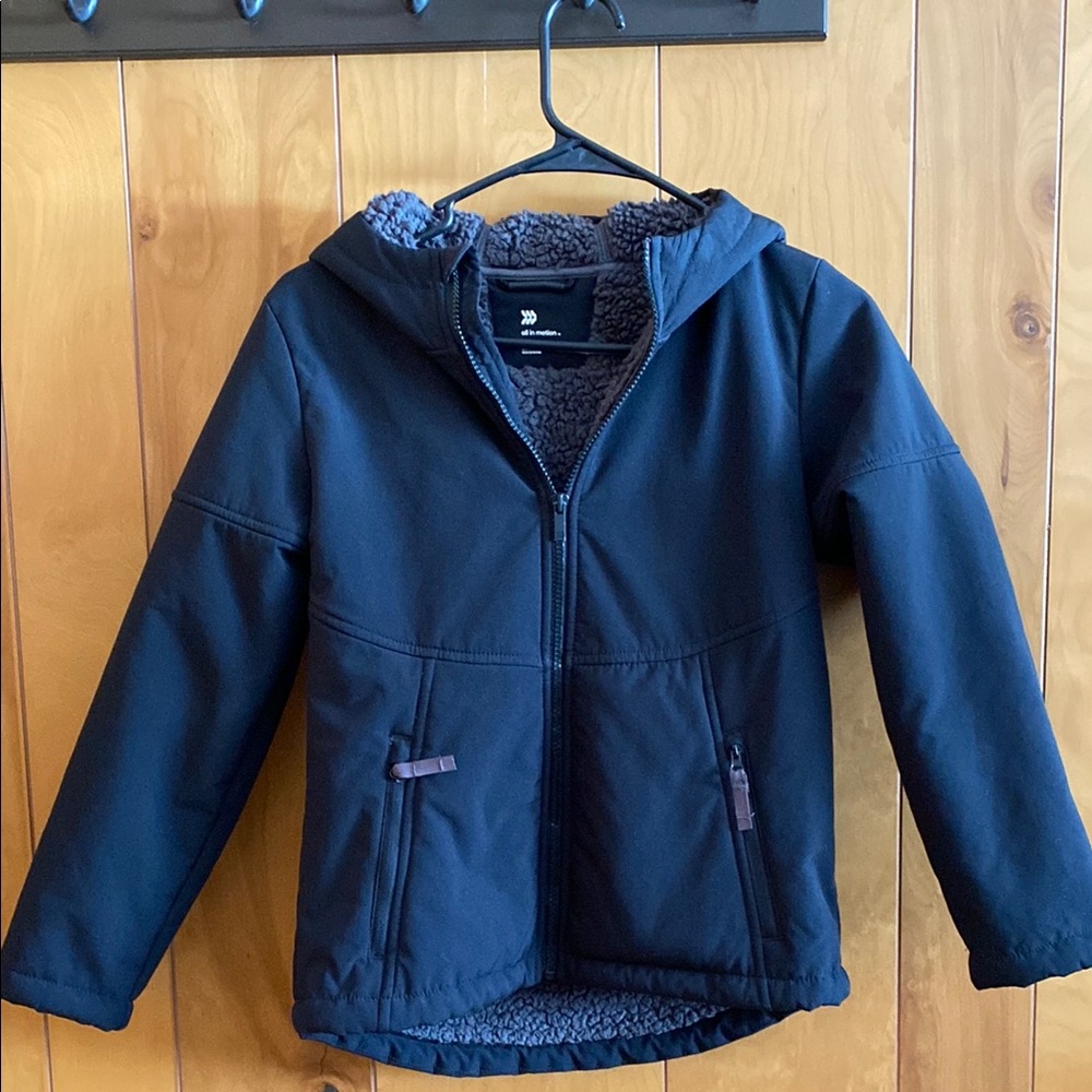 Black winter coat